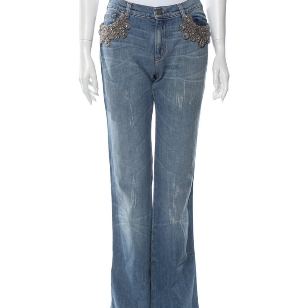 🌺New Roberto Cavalli Embellished jeans NWT